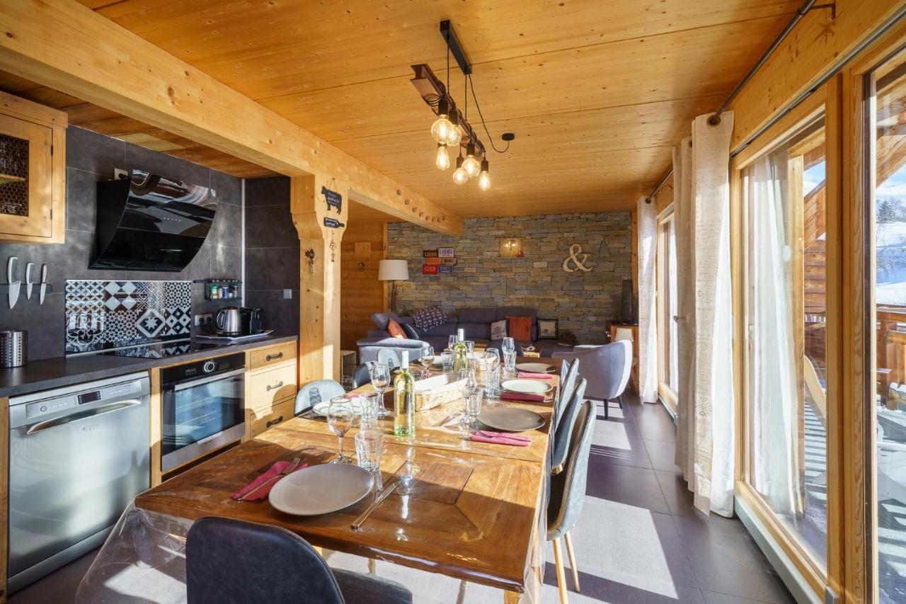 Les Balcons Du Golf Villa Alpe d'Huez Bagian luar foto